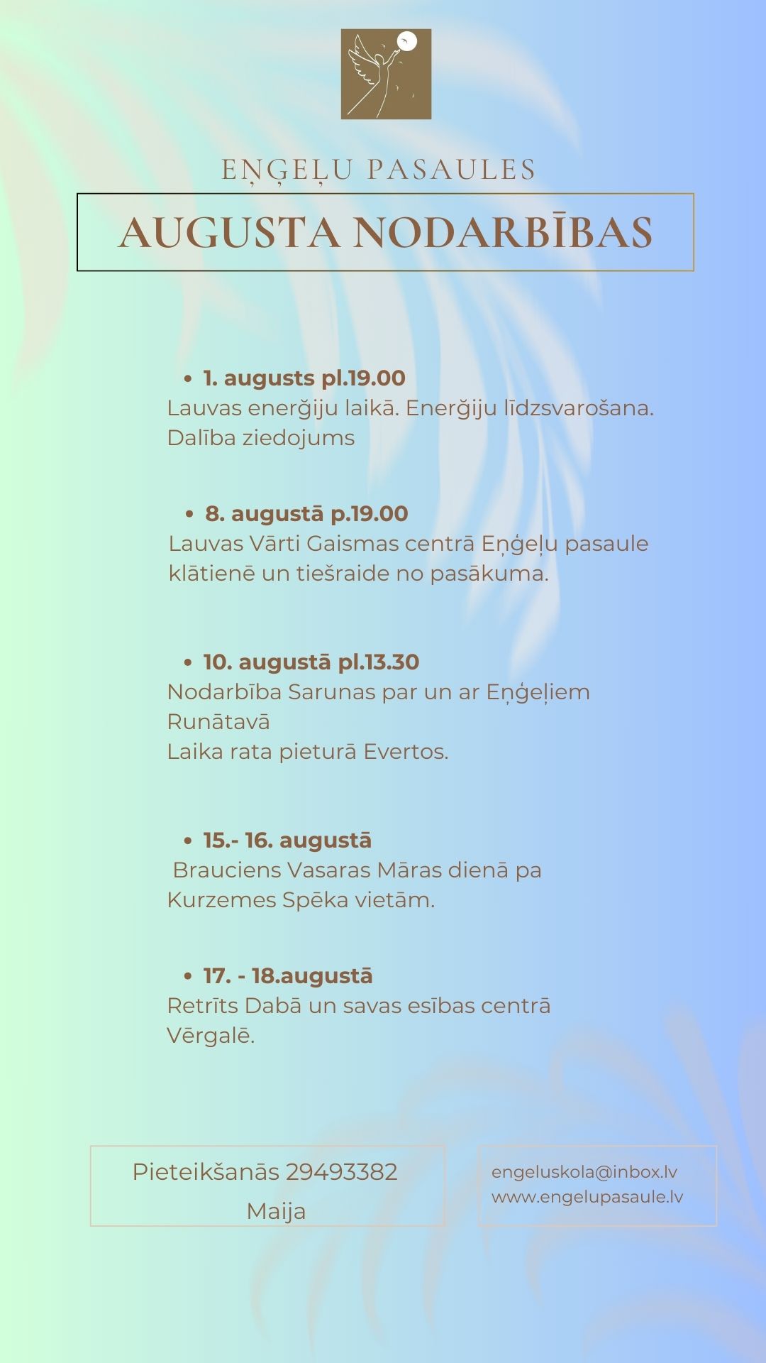 Tiekamies Augustā!