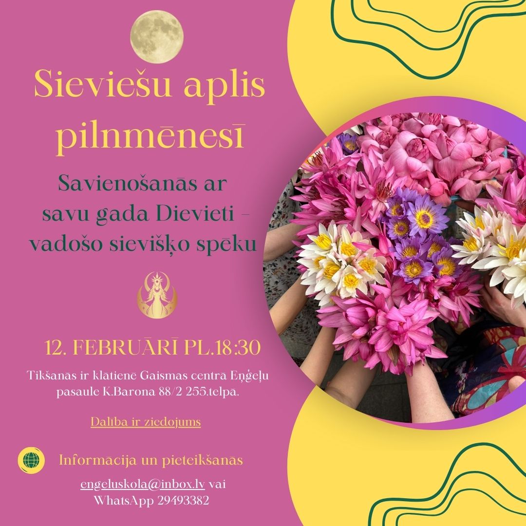 Sieviešu aplis pilnmēnesī.